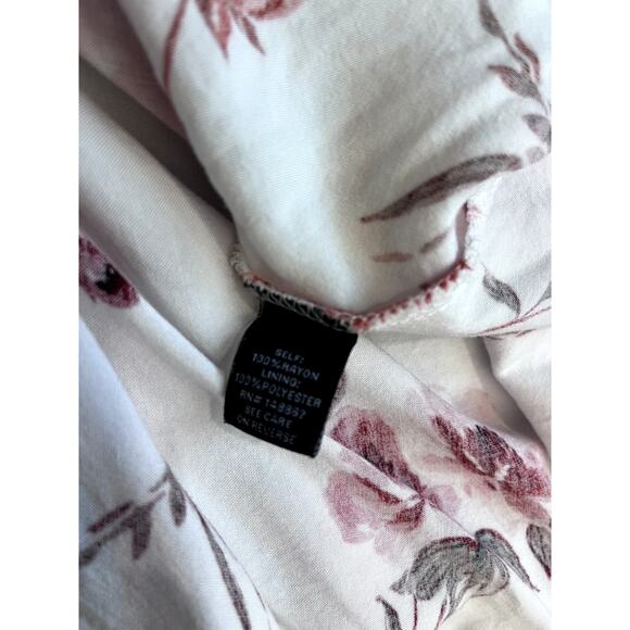 Women's Floral Torrid Challis Midi Swing Dress With Roses 12 - Picture 7 of 8